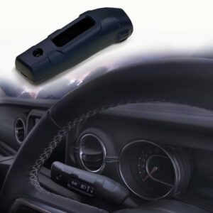 AZUTO Turn Signal Lever Extension Blinker Switch Extension for Jeep Wrangler (JL) / Gladiator (JT) 2018-2025 Black Color Wrangler Accessories Indicator Switch Extension