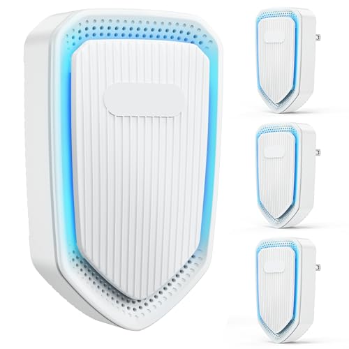 Air Ionizers Plug In Negative Ion Air Purifiers Quiet Air Freshener for Home Bedroom Office Basement – Portable Mini Air Cleaner Odor, Smoke, Dust, Pet Smell (4)