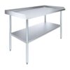 AmGood Commercial Work Table with Backsplash and Sidesplashes | Height: 35″ | Stainless Steel Prep Table for Kitchen, Restaurant, Garage, Laundry | NSF (60″ Long x 30″ Deep)
