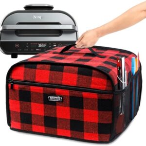 BAGSPRITE Dust Cover Compatible with Ninja Foodi Grill (FG551 Foodi Smart XL 6-in-1 Indoor Grill with Air Fry), Appliance Cover for Ninja Accessories and Air Fryer Accessories