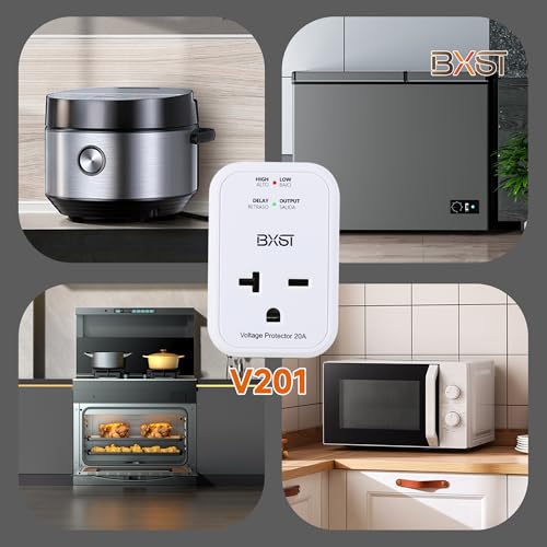 BXST Single Outlet Power Surge Protector for Refrigerator/Microwave Oven/Smart TV Small Wall Surge Voltage Protector for Appliance 140J 4400W（2 Pack）… - Image 4