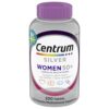 Centrum Silver Women’s Multivitamin for Women 50 Plus, Multivitamin/Multimineral Supplement with Vitamin D3, B Vitamins, Non-GMO Ingredients, Supports Memory and Cognition in Older Adults – 200 Ct