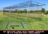 Cimarron Sports Outdoor Practice 60x12x10#24 Batting Cage & Frame Corners