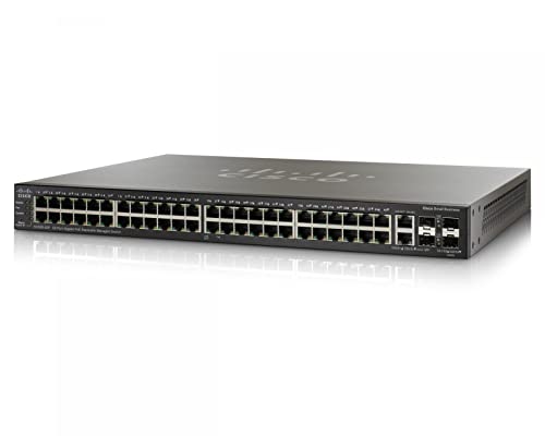 Cisco SG500X-48MP-K9 48 Port PoE Gigabit Managed Switch (Renewed)