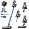 Cordless Vacuum Cleaner, Upgraded 580W 48KPA 65Mins Cordless Stick Vacuum Cleaner with Self-Standing and Touch Screen, Anti-tangle Wireless Vacumm, Vacuum Cleaners for Home/Pet Hair/Carpets/Floors