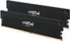 Crucial Pro 32GB DDR5 RAM Kit (2x16GB),CL36 6000MHz, Overclocking Desktop Gaming Memory, Intel XMP 3.0 & AMD Expo Compatible, Black – CP2K16G60C36U5B