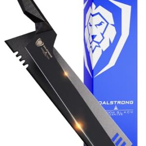 DALSTRONG Slicing Knife – 12 inch – Carving Offset Blade – Shadow Black Series – Black Titanium Nitride Coated – High Carbon 7CR17MOV-X Vacuum Treated Steel- Sheath – NSF Certified – Bread, Ham Slicer