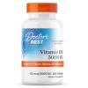 Doctor’s Best Vitamin D3 5,000 IU for Healthy Bones, Teeth, Heart and Immune Support, Non-GMO, Gluten-Free, Soy Free, 360 Count (Pack of 1)