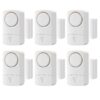 Door Alarm, Easy to Install Window Alarms for Home Security Anti-Theft System, 120DB Pool Alarm (6-Pack)