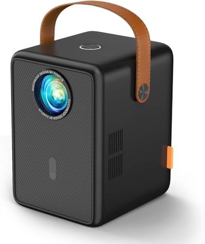 【Electric Focus】Projector with Wifi and Bluetooth, FunFlix G1 Mini Projector Support 1080P, 16000 Lumens, 4D/4P Keystone&Zoom, Portable Movie Projector 300″ Screen for iOS/Android/TV Stick/PS5/HDMI