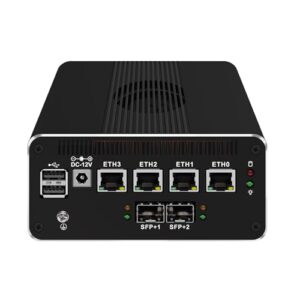 Firewall Appliance 10gbe, Intel N305 Router Mini PC with SFP+ 4xIntel I226-V 2.5GbE 2*Intel 82599ES 10GbE Firewall Router Support Pfsense/OPNsense/LTE 32GB DDR5 2TB NVMe SSD