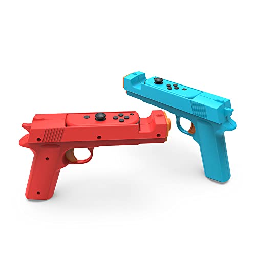 Games Gun Grip Gun Shape Handgrip Sense Joystick for Switch NS/NS OLED Game Controller Induction Peripherals Grip Gamepad Joypad Gaming Console Accessories