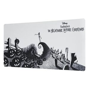 Grupo Erik Disney The Nightmare Before Christmas Mouse Mat | Desk Pad | 31.5″ x 13.78″ | Non-Slip Rubber Base Mouse Pad, Gaming Mouse Pad, Keyboard Mouse Mat | Nightmare Before Christmas Gifts