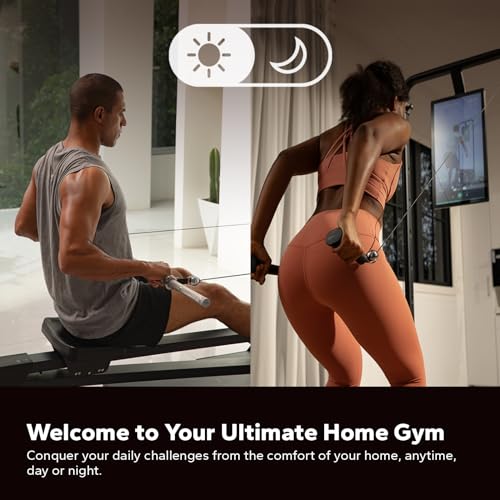 Gym Monster Smart Home Gym, Multifunctional Strength Training Machine, Smith Machine Power Cage Workout Station, Squat Rack Cable Machine, Full Body Fitness Equipment for Home Workout - Image 3