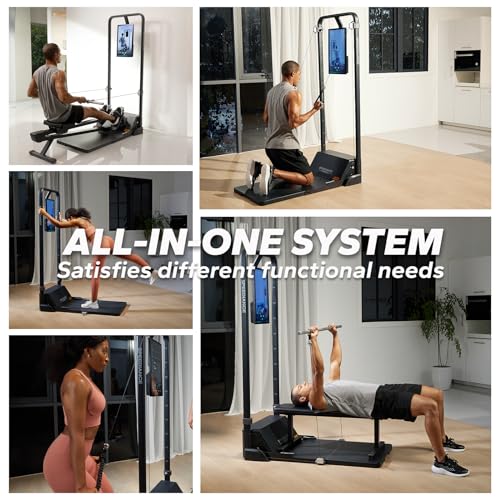 Gym Monster Smart Home Gym, Multifunctional Strength Training Machine, Smith Machine Power Cage Workout Station, Squat Rack Cable Machine, Full Body Fitness Equipment for Home Workout - Image 5