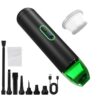 HWTONG Handheld Vacuum Cordless, 3 Gear Car Vacuum Cleaner High Power with Air Blower, 7500mAh Rechargeable Mini Vacuum Cleaner with 12000PA Powerful Suction for Car Home Office Pet Hair Electronics