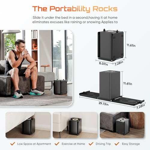 SR3 Smart Home Gym Equipment – All-in-One Foldable Fitness Machine for Home Workout, Full Body Strength Training Fitness Exercise Machine
