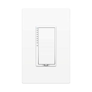 Insteon Smart Dimmer High Wattage Wall Switch, 1000 Watt, 2477DH (White) – Insteon Hub Required for Voice Control with Alexa & Google Assistant