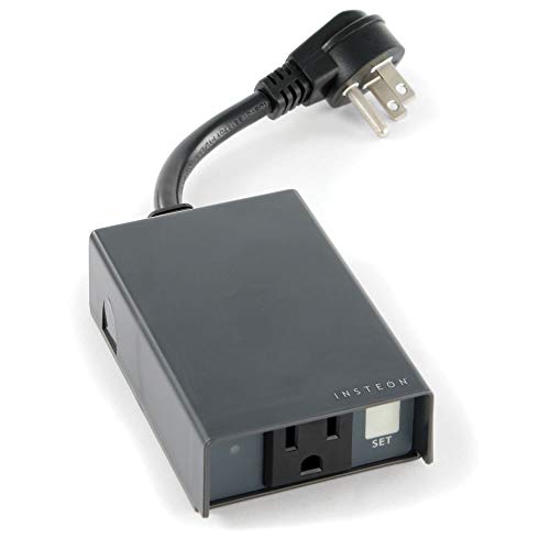 Insteon Smart Outdoor On/Off Plug-in Module, 1800W, 3-Pin, 2634-222 – Indoor or Outdoor Use, Tested for Rain and Ice – Requires Insteon Hub for Voice Control with Amazon Alexa and Google Assistant
