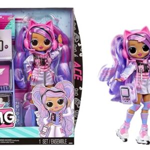 LOL Surprise OMG Ace Fashion Doll with 15 Surprises Including Gaming Themed Fashions and Accessories – Great Gift for Kids Ages 4+