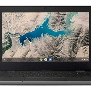 Lenovo 100E Chromebook 2ND Gen 81QB000AUS Laptop Computer, 11.6″ HD (1366 X 768) Display, MediaTek MT8173C Processor, 4GB RAM, 16GB eMMC TLC SSD, Powervr GX6250, Chrome OS, Black (Renewed)