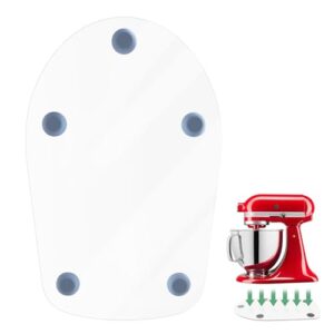 Mixer Slider Mat for KitchenAid 4.5 QT Tilt Head Stand Mixer, Acrylic Convenient Sliding Tray Appliance Sliders for Kitchen Appliances Kitchen Aid Mixers Accessories, Clear