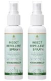 Mosquito Repellent Spray for Body, Made with Plant Essential Oils,Insect Spray Natural Bug Repellent for Skin DEET-Free Travel Size 2Fl Oz (2 Pack)