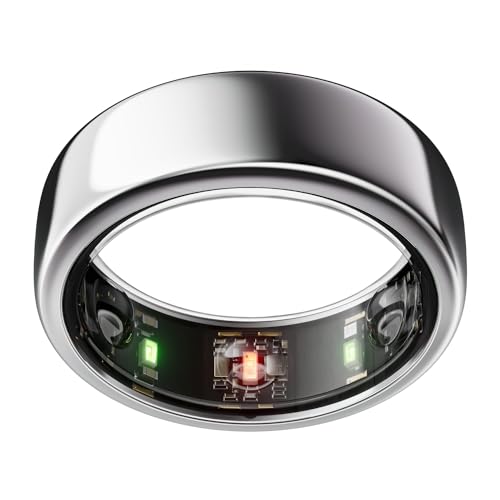 Oura Ring Gen3 Horizon – Silver – Size 11 – Smart Ring – Size First with Oura Ring Gen3 Sizing Kit – Sleep Tracking Wearable – Heart Rate – Fitness Tracker – 5-7 Days Battery Life