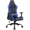 PUKAMI Gaming Chair High Back Gaming Chair for Teens Ergonomic Racing Chair Computer Desk Chair with Massage Lumbar Support and Headrest Girl Gamer Chair with Height Adjustable (Blue)