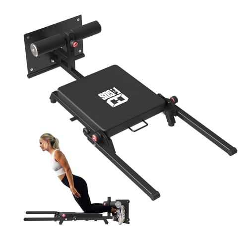 Pro Adjustable Nordic Bench – 8-Level Hamstring Curl & Glute Machine with Wheels, Vertical Storage Home Gym Equipment