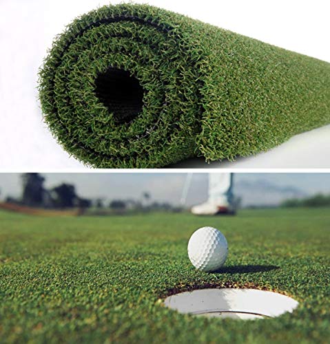 Pro Putting Green Artificial Grass Golf Turf – Indoor Outdoor Golf Training Mat, Astroturf Synthetic Fake Grass for Baseball Football Gym Sports