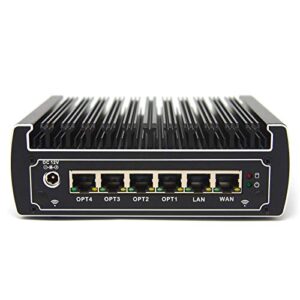 Protectli Vault 6 Port, Firewall/Mini PC – Intel Quad Core i7, AES-NI, 8GB RAM, 120GB SSD