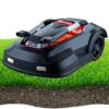 RM24PRO Robot Lawn Mower with Bluetooth App Control Ultrasonic Sensor Metal Plate 1/4 Acre 20 Degrees Slope for Small to Medium Yards