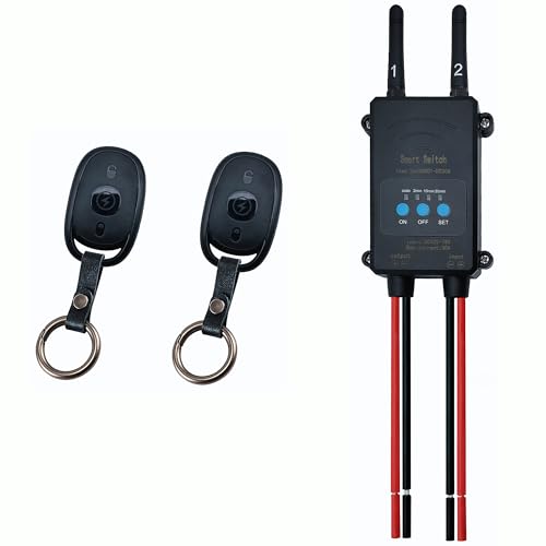 Remote Control Switch,DC12V Wireless Remote Switchs,High Power Wireless Relay Switch with Bluetooth, for Home Automation,Garage Door, Light, Pump, Industrial and Agricultural Machinery.