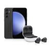 SAMSUNG Galaxy S23 FE Cell Phone (Graphite) + $49.99 Buds FE (Graphite), 256GB Unlocked Android Smartphone w/ Long Battery Life and True Wireless Bluetooth Earbuds w/ Wing Tip Design, US Version, 2023