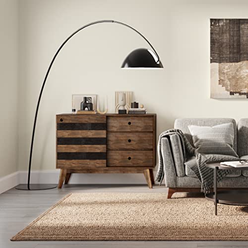 SIMPLIHOME Clarkson SOLID ACACIA WOOD 48 inch Wide Mid Century Medium Storage in Rustic Natural Aged Brown for the Living Room, Entryway and Family Room - Image 3