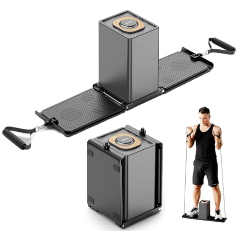 SR3 Smart Home Gym Workout Equipment,Foldable Full Body Strength Training Machine ,Resistance Adjustable Indoor&Outdoors Fitness Equipment