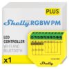 Shelly Plus RGBW PM | WiFi Smart Remote Control for RGBW Led Strips with Power Metering | Home Automation | Bluetooth Gateway | No Hub | Compatible with Alexa & Google Home | iOS Android App