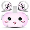 Skin for Oculus Quest 2/Oculus Meta Quest 2 VR Virtual Reality Device Head Unit and Controller Vinyl : Scratch Resistance – 2 Years Warranty (CAT)