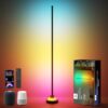 Smart RGB with IC LED Floor Lamp & Corner Lamp with Music Sync & 16 Million Color Options, DIY Customizable Light, Alexa & Google Home Compatible, Versatile for Living Room, Bedroom & Party Spaces