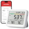 SwitchBot Meter Pro CO2 Indoor Air Quality Monitor 5-in-1, CO2 Alarm, Large Display, Bluetooth Air Quality Tester for Home, Office, 2-Year Data Storage