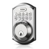 TEEHO TE001 Keyless Entry Door Lock with Keypad – Smart Deadbolt Lock for Front Door with 2 Keys – Auto Lock – Easy Installation – Satin Nickel