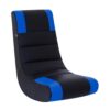The Crew Furniture Riptide Kids Video Rocker Floor Gaming Chair, PU Black/Blue