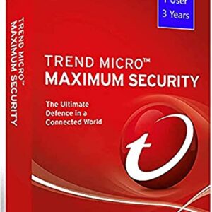 Trend Micro Maximum Security – Global Version (Windows/Mac/Android/iOS) – 1 User 3 Year (Email Delivery in 24 Hours – No CD)