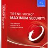 Trend Micro Maximum Security - Global Version (Windows/Mac/Android/iOS) - 3 User 1 Year (Email Delivery in 24 Hours - No CD)