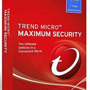 Trend Micro Maximum Security – Global Version (Windows/Mac/Android/iOS) -3 User 2 Year (Email Delivery in 24 Hours – No CD)