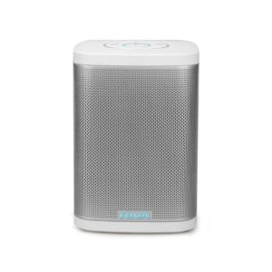 Upgraded Concert Wi-Fi Bluetooth Smart Hi-Fi Speaker with Alexa Built-in, 6 Drivers, 50W, Multiroom Music System, Voice Control, Support Airplay 2, Spotify and More Streaming (White)
