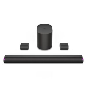 VIZIO 5.1.2 Elevate SE Soundbar, Wireless Subwoofer, Surround Sound w/Dolby Atmos & DTS:X, Bluetooth Speaker, QuickFit™ Compatible – SL512X-08 (New, 2024 Model)