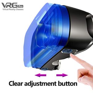 VR glasses Virtual reality full-screen visual wide-angle VR glasses, VRG Pro 3D for smartphone devices from 5 to 7 inches