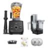Vitamix Ascent X2 SmartPrep Kitchen System with Food Processor Attachment, 48-ounce Container with SELF-DETECT, Shadow Black